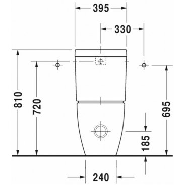 Унитаз-компакт Duravit Happy D.2 2134090000+934000005