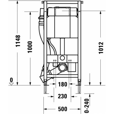 Инсталляция с унитазом Duravit Me by Starck 2510092000 и сиденьем SensoWash F Plus