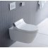 Унитаз подвесной безободковый, сочетается с SensoWash F 612000/612001, Durafix, с HygieneGlaze