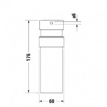 Дозатор для жидкого мыла подвесной Duravit Starck T 99351000