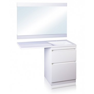 Мебель под стиральную машину Style Line Даллас 120 напольная белая пленка