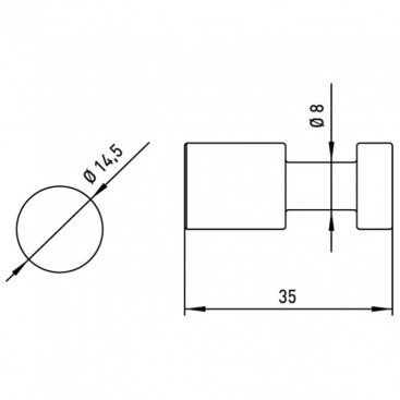 Крючок Emco Loft 057513300