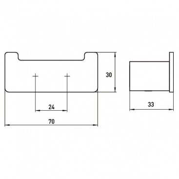 Крючок двойной Emco Loft 057513302