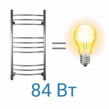 Полотенцесушитель электрический Energy G Ergo 100x50