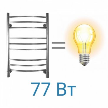 Полотенцесушитель электрический Energy G Ergo 80x50