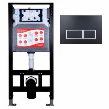 Инсталляция для подвесного унитаза Esbano Fram ESINFRAM с клавишей PRK-12MB