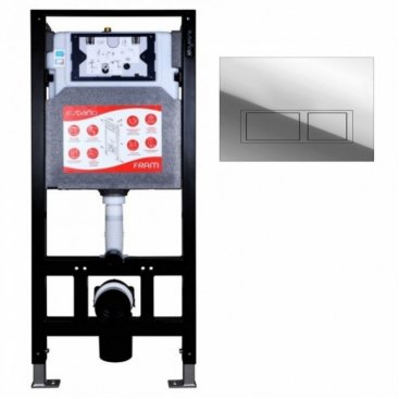 Инсталляция для подвесного унитаза Esbano Fram ESINFRAM с клавишей PRK-12SC