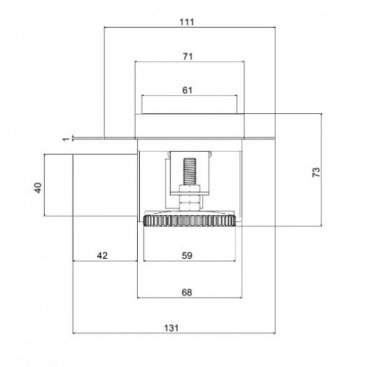 Водоотводящий желоб Esbano Meta M-TILE-80GM