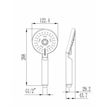 Ручной душ Esko SPL1105