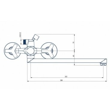 Смеситель для ванны Esko Zurich ZH 31