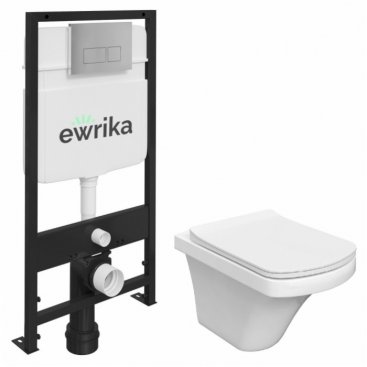 Комплект Ewrika ProLT 0026-2020 + Stworki Хальмстад SETK2804-0606-001-1-6000 + Ewrika 0040 хром матовый