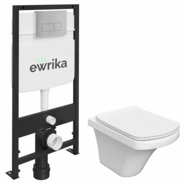 Комплект Ewrika ProLT 0026-2020 + Stworki Хальмстад SETK2804-0606-001-1-6000 + Ewrika 0041 хром глянцевый