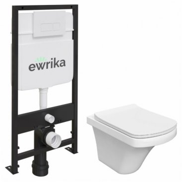 Комплект Ewrika ProLT 0026-2020 + Stworki Хальмстад SETK2804-0606-001-1-6000 + Ewrika 0042 белая глянцевая