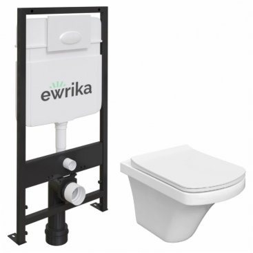 Комплект Ewrika ProLT 0026-2020 + Stworki Хальмстад SETK2804-0606-001-1-6000 + Ewrika 0052 белая глянцевая