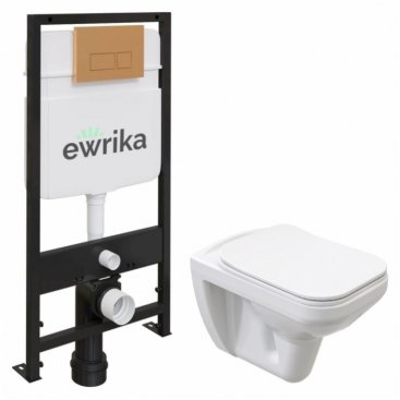 Комплект Ewrika ProLT 0026-2020 + Stworki Дублин SETK3504-0605-001-1-6000 + Ewrika 0043 золото матовое