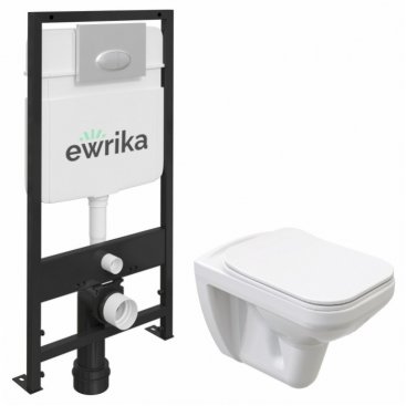 Комплект Ewrika ProLT 0026-2020 + Stworki Дублин SETK3504-0605-001-1-6000 + Ewrika 0050 хром матовый