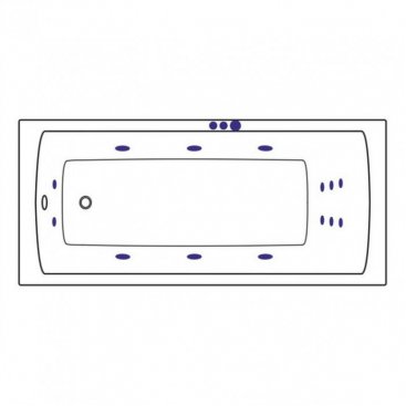 Ванна Excellent Aquaria Smart 170x75 белая