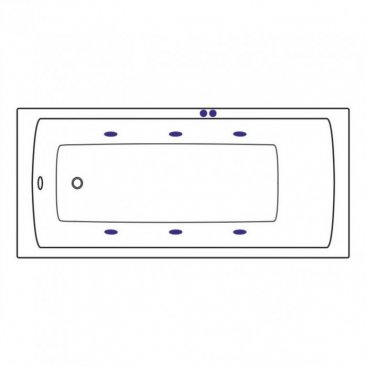 Ванна Excellent Aquaria Soft 150x70 золото