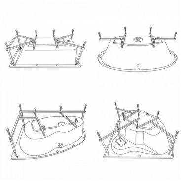 Каркас для ванны Excellent MR-02