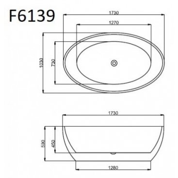 Ванна Frank F6139