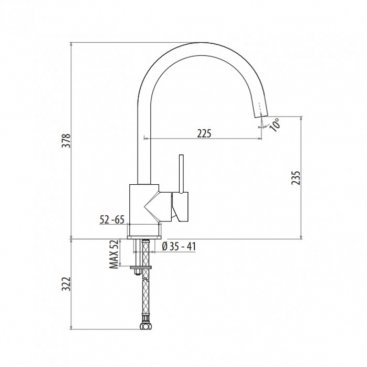 Смеситель для кухни Gattoni Oval 2966/29C0