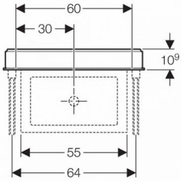 Инсталляция для раковины Geberit Monolith 131.045.SJ.1