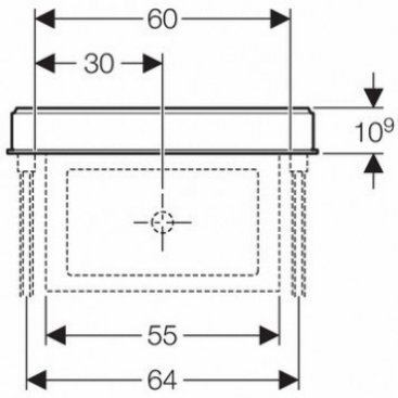 Инсталляция для раковины Geberit Monolith 131.051.SJ.1