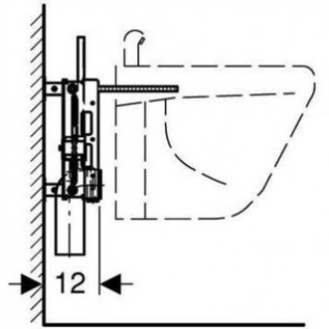 Инсталляция для биде Geberit Kombifix 457.893.00.1