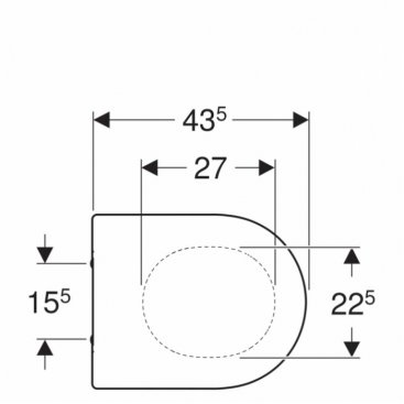Крышка-сиденье Geberit Acanto 500.604.01.2