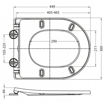 Комплект Geberit Duofix 458.128.21.1 + BelBagno BB509CH