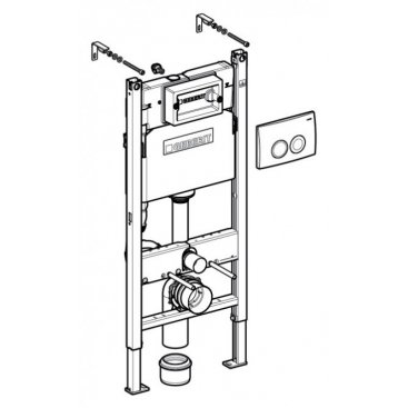 Инсталляция для унитаза Geberit Duofix 458.124.21.1