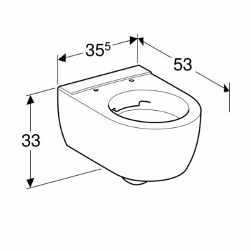 Унитаз Geberit iCon 204060000