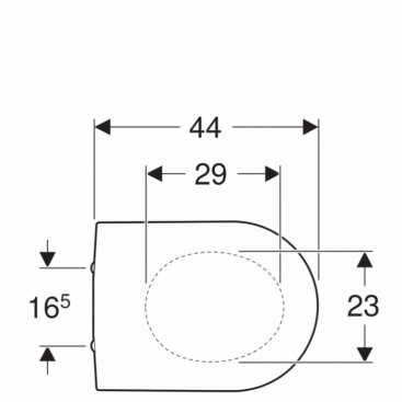 Крышка-сиденье Geberit iCon xs 574120000