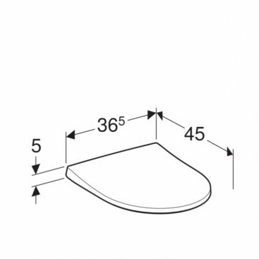 Крышка-сиденье Geberit iCon 574950000 микролифт