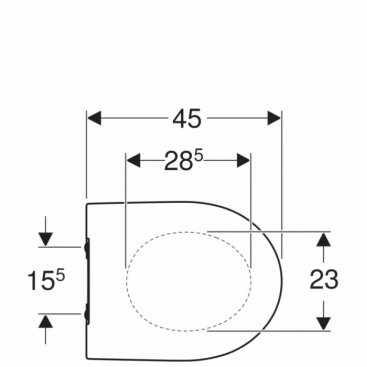 Крышка-сиденье Geberit iCon 574950000 микролифт