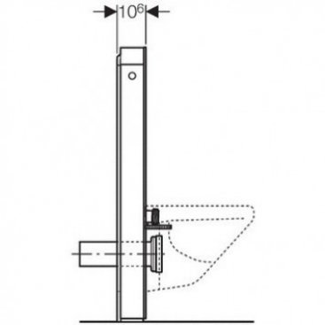Инсталляция для унитаза Geberit Monolith 131.021.SQ.5