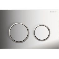 Клавиша смыва Geberit Omega 20 115.085.KH.1 хром/хром матовый