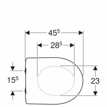 Крышка-сиденье Geberit Renova 573015000 микролифт