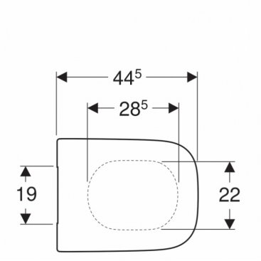 Крышка-сиденье Geberit Renova Plan 500.691.01.1 микролифт