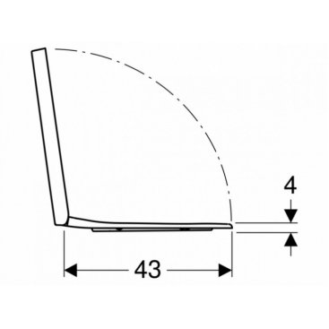 Крышка-сиденье Geberit Renova Plan 500.692.01.1 микролифт