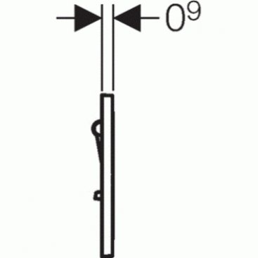 Клавиша смыва Geberit Sigma 01 HyTouch 116.011.11.5