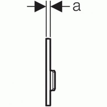 Клавиша смыва Geberit Sigma 50 116.016.GH.5
