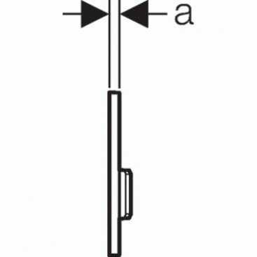 Клавиша смыва Geberit Sigma 50 116.016.SD.5