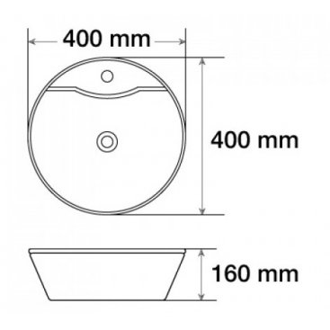 Раковина Ceramalux 7026B