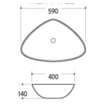 Раковина Ceramalux 7472B