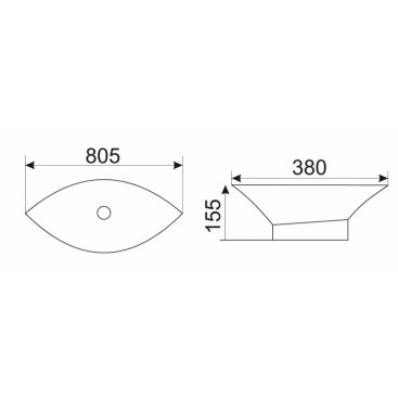 Раковина Gid TR 4048