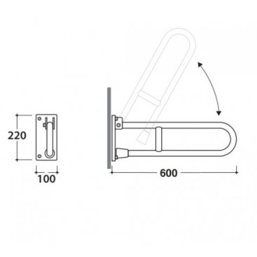 Поручень Globo Ausilia DS121