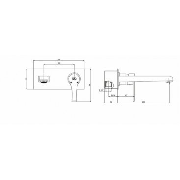 Смеситель для раковины GPD Atros MDA65