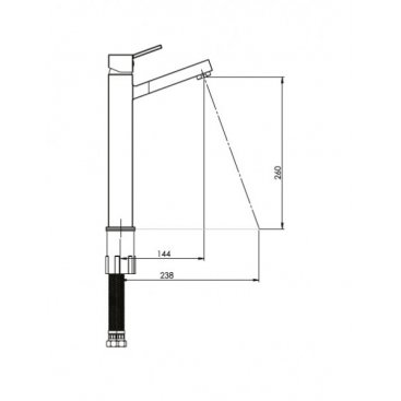 Смеситель для раковины GPD Tulio MSL135