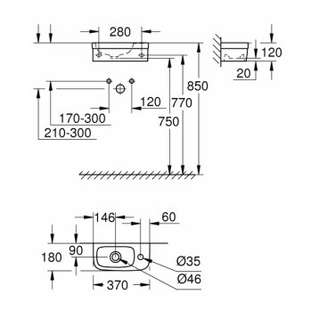 Раковина Grohe Euro Ceramic 39327000